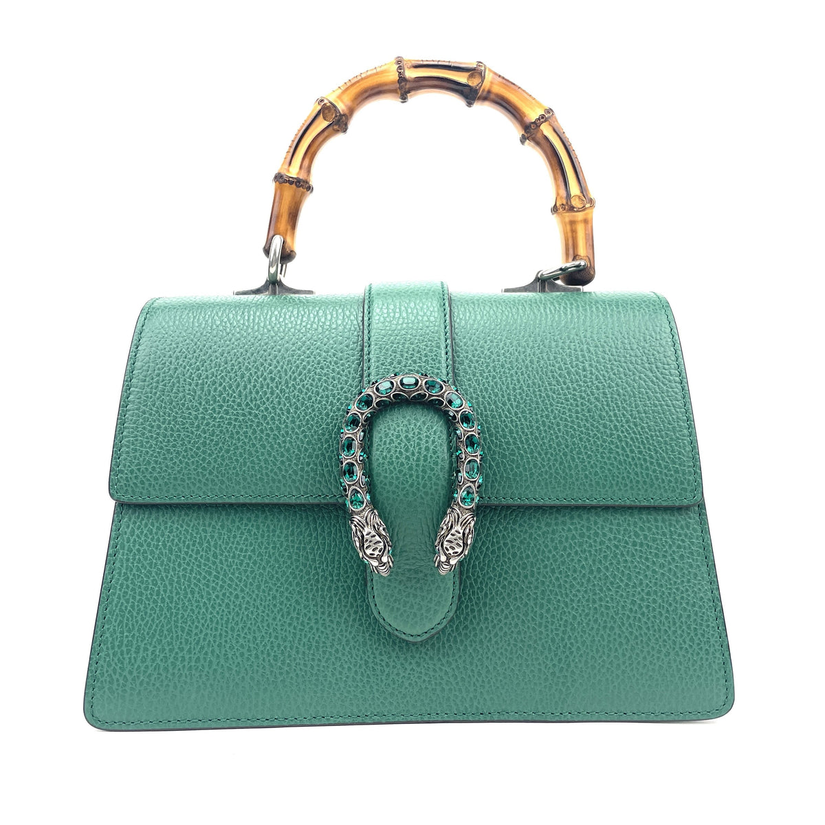 Gucci Dionysus Leather Super Mini Bag Hibiscus Red Leather