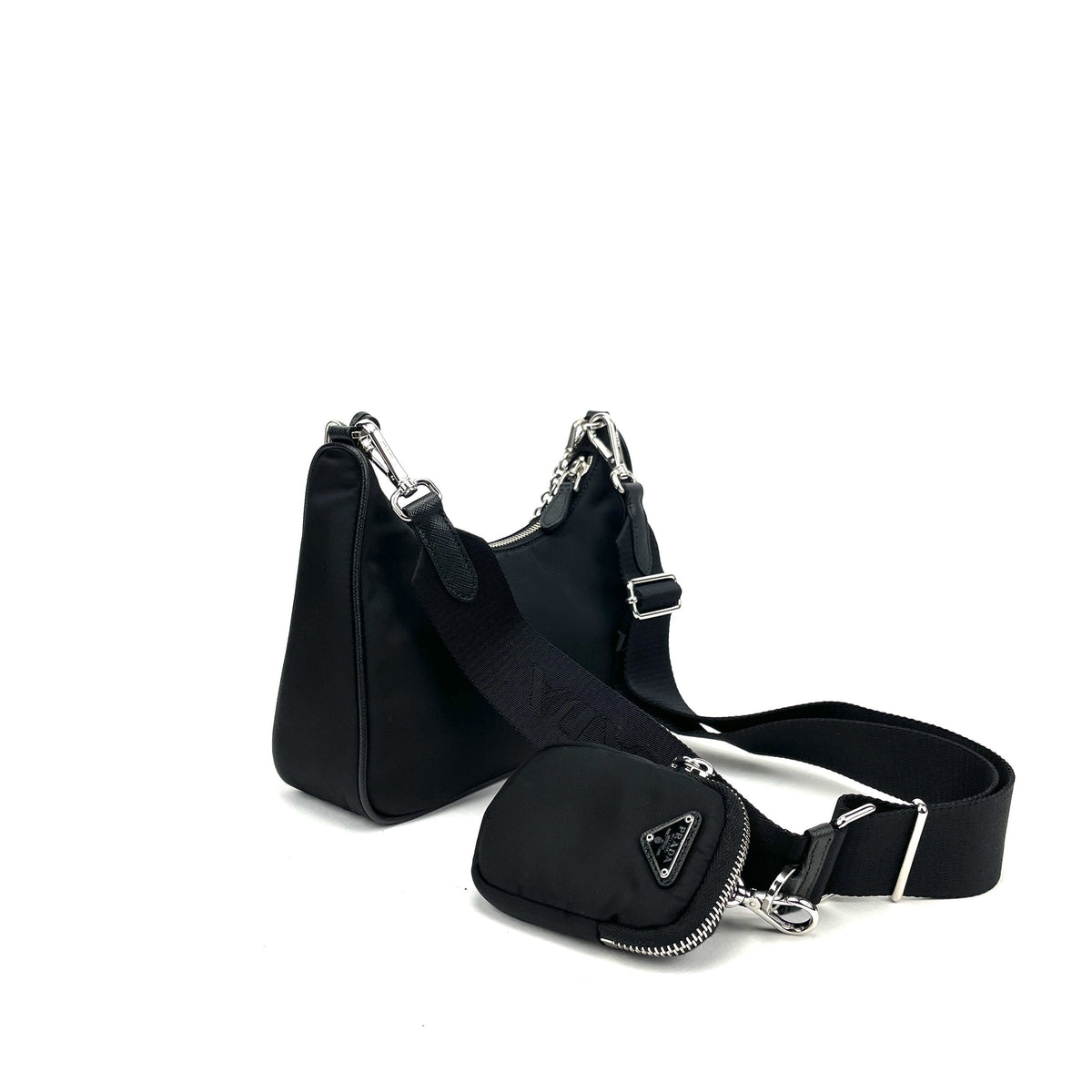 Prada Re-Edition 2005 Bag - Black Multi Set