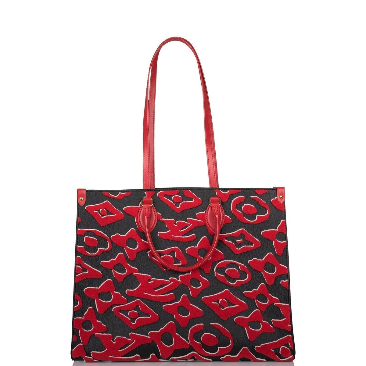 Louis Vuitton OnTheGo GM, Black Tufted Monogram Canvas Tote
