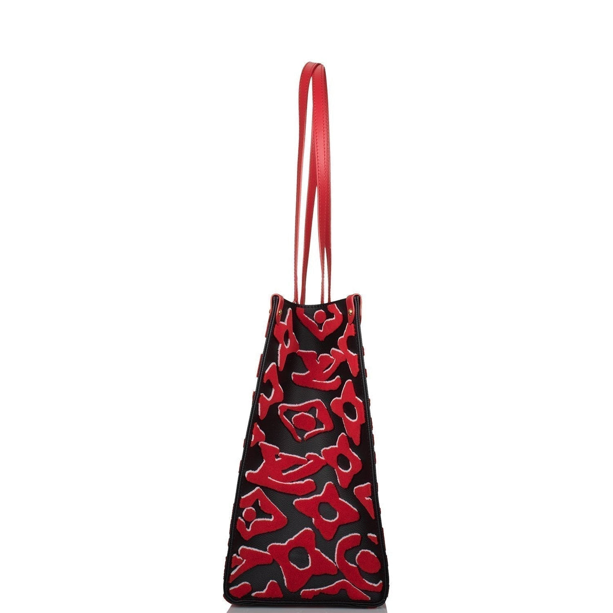 Louis Vuitton OnTheGo GM, Black Tufted Monogram Canvas Tote