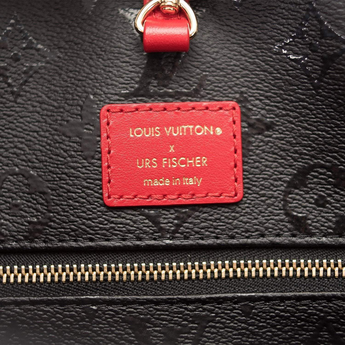 Louis Vuitton OnTheGo GM, Black Tufted Monogram Canvas Tote