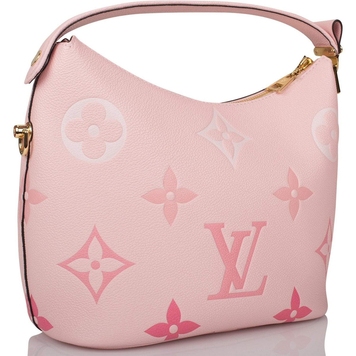 Pink Monogram Hobo Bag, Louis Vuitton Rosebud Empreinte Marshmallow