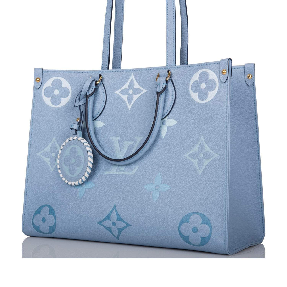 Louis Vuitton OnTheGo MM, Summer Blue Tote Bag