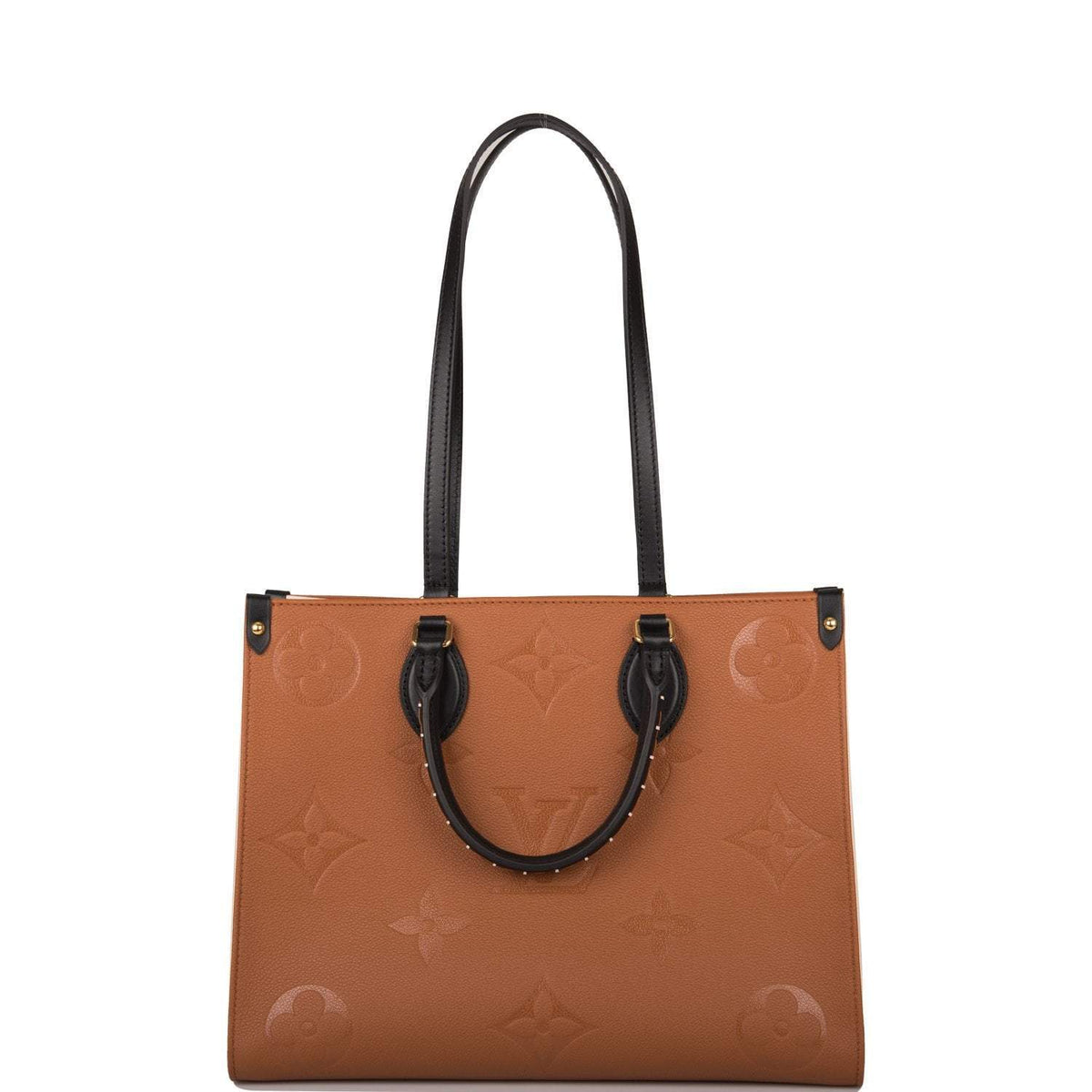 Louis Vuitton OnTheGo MM, Caramel Empreinte Leopard Tote