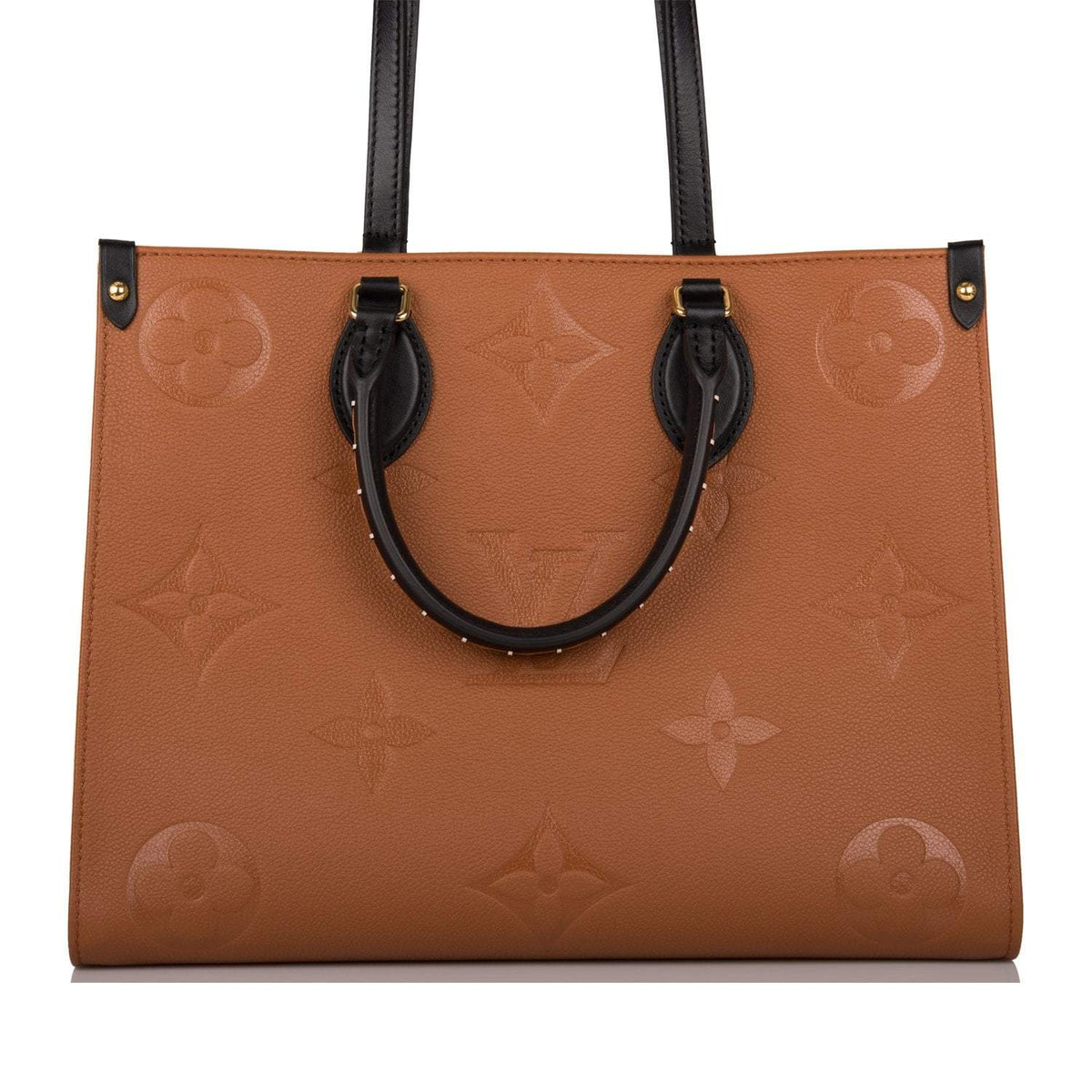 Louis Vuitton OnTheGo MM, Caramel Empreinte Leopard Tote