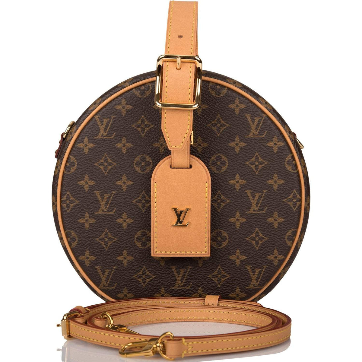 LV Petite Boite Chapeau, Monogram Canvas Handbag