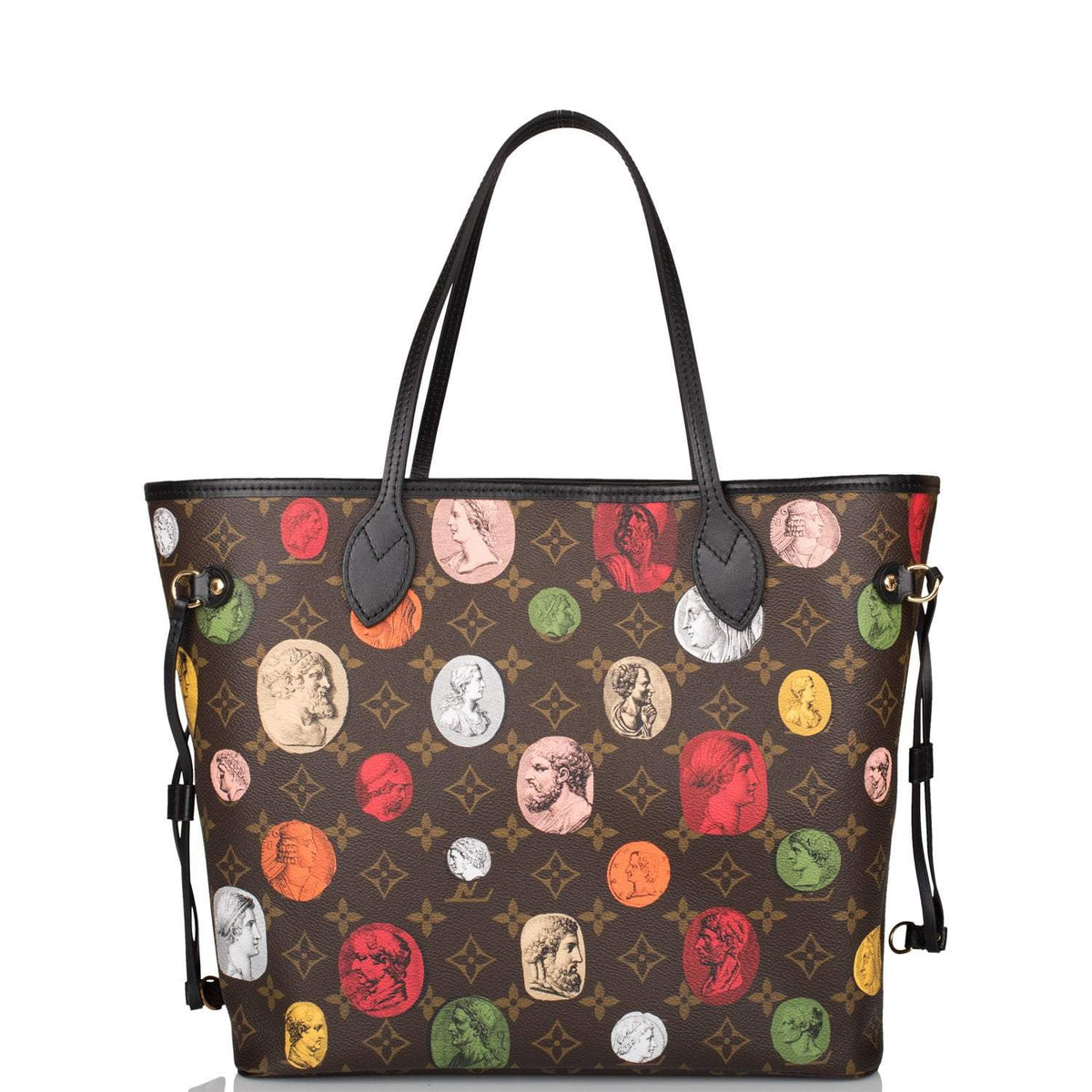 LV Fornasetti Neverfull MM, Monogram Canvas Cameo Tote