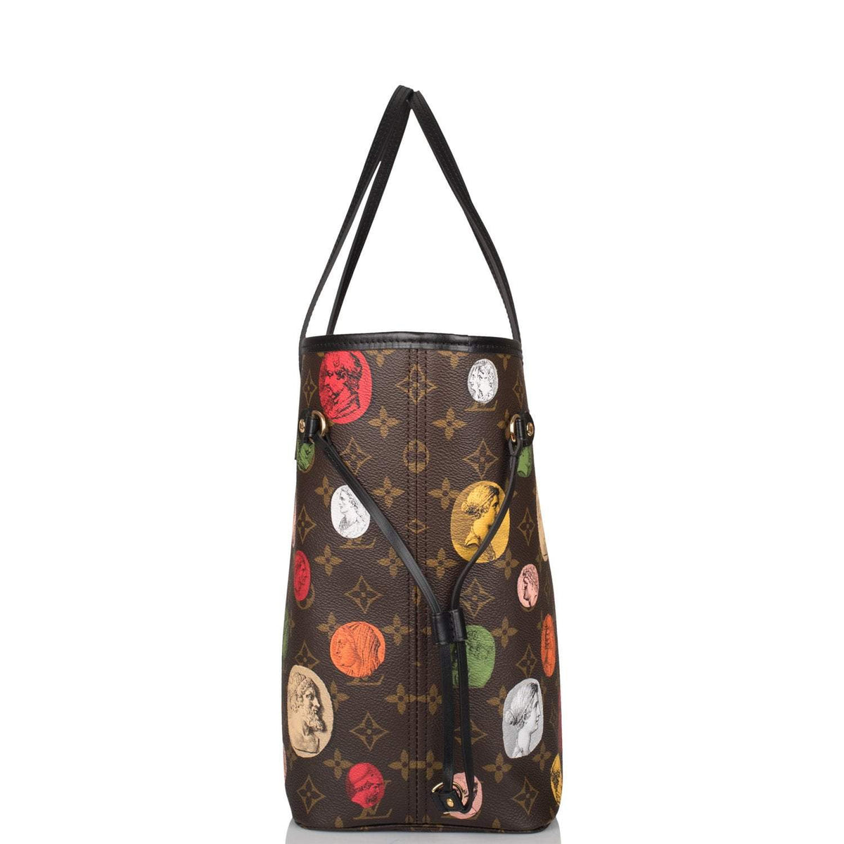 LV Fornasetti Neverfull MM, Monogram Canvas Cameo Tote
