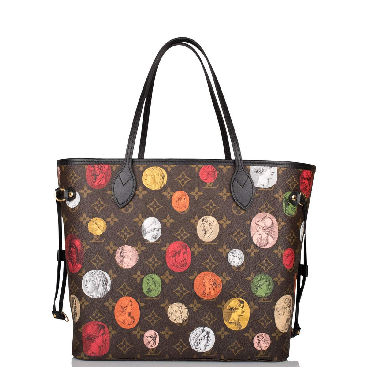 LV Fornasetti Neverfull MM, Monogram Canvas Cameo Tote