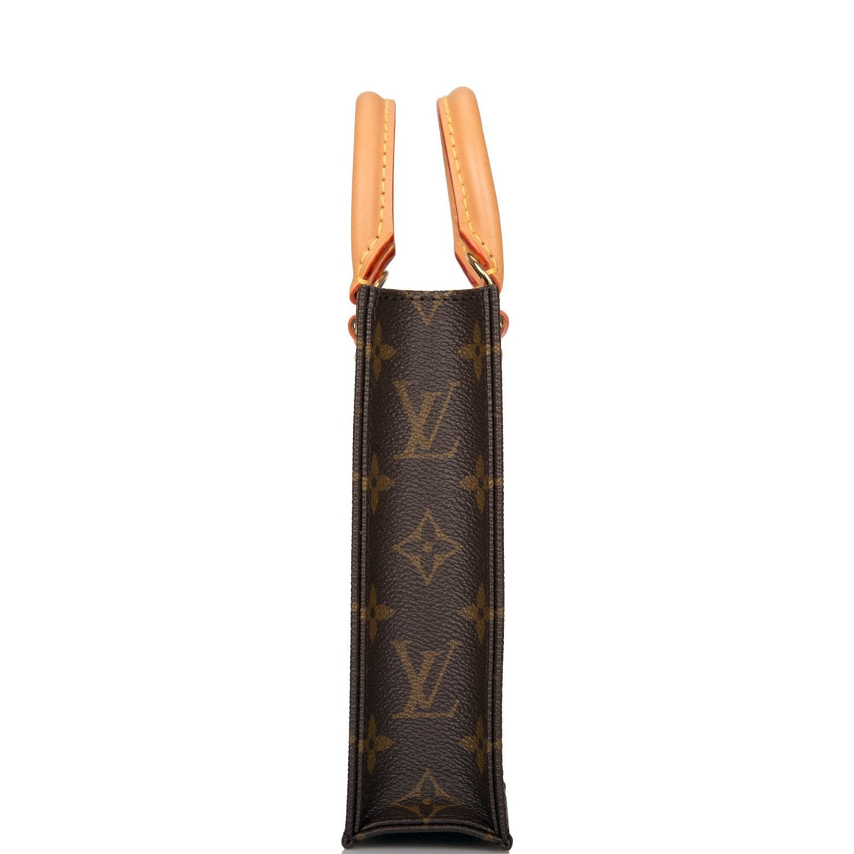Louis Vuitton Petit Sac Plat, Monogram Canvas Mini Bag