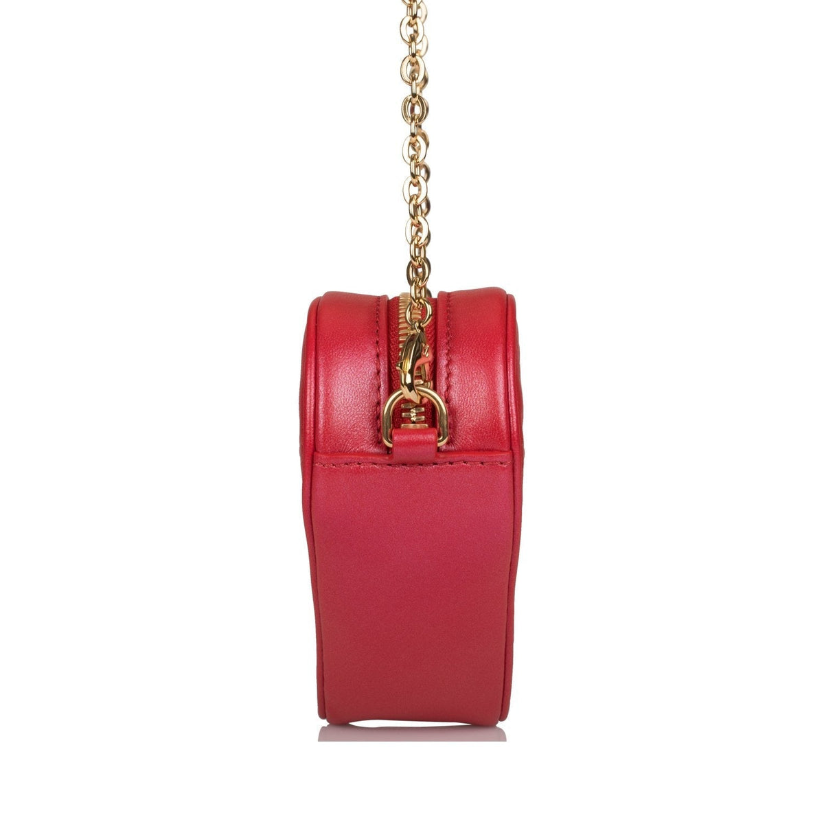 Red LV Monogram Purse, Lambskin Heart Crossbody Bag