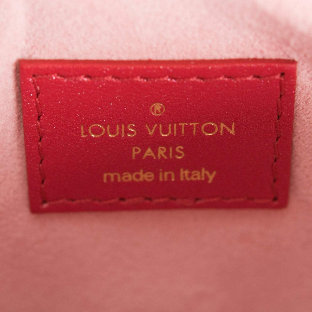 Red LV Monogram Purse, Lambskin Heart Crossbody Bag