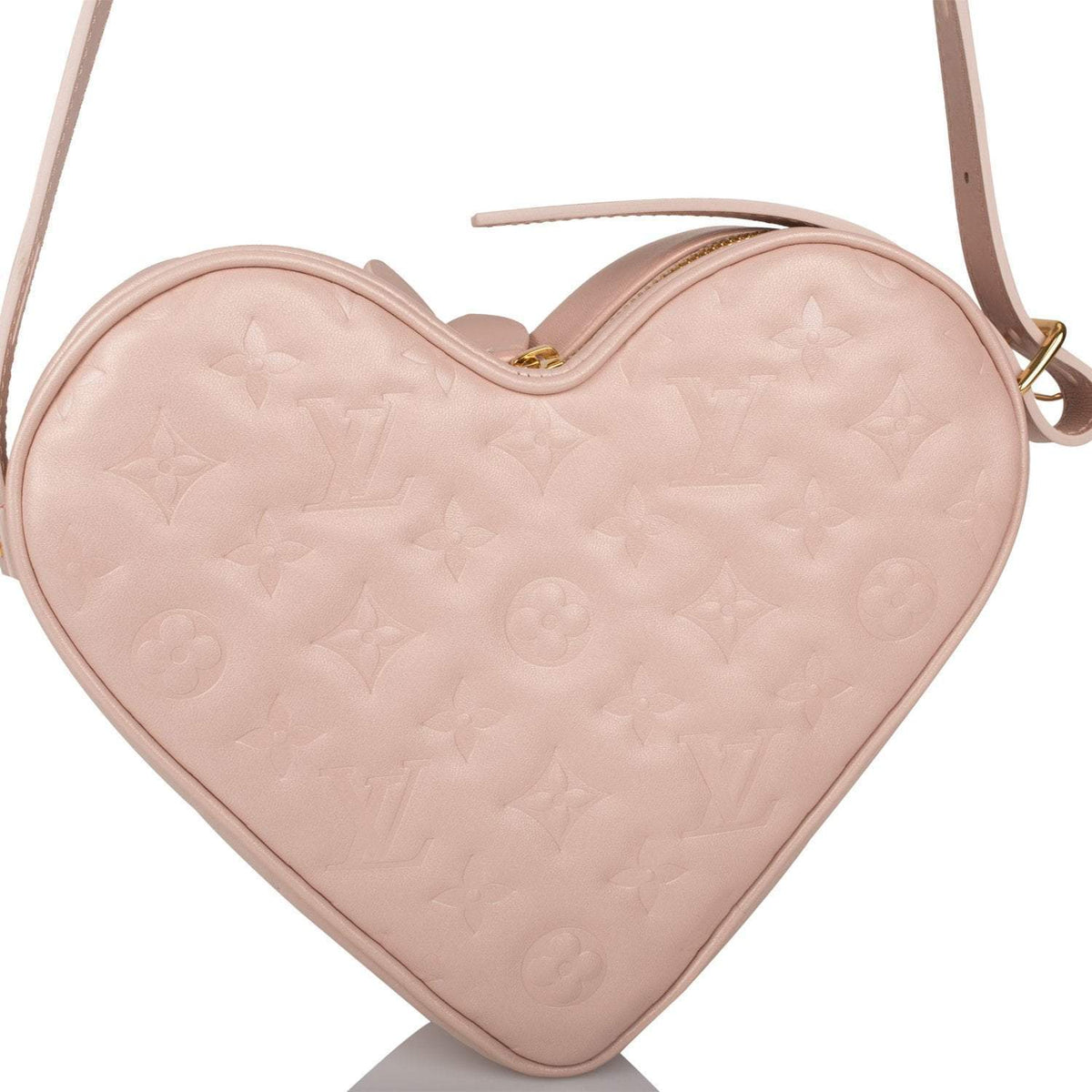 Louis Vuitton Heart Bag, Light Pink Lambskin, Crossbody