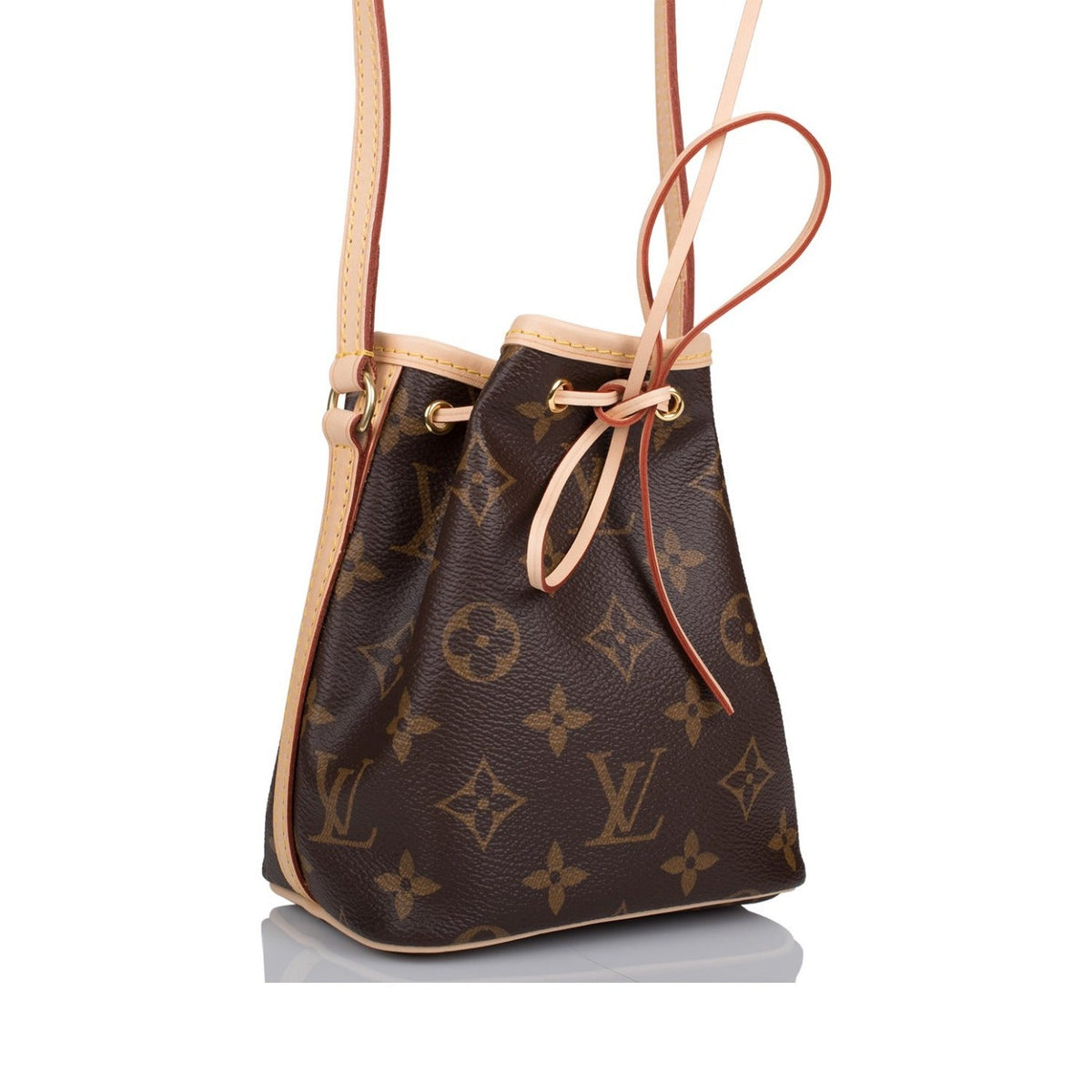 LV Nano Noe Bag, Monogram Canvas Crossbody
