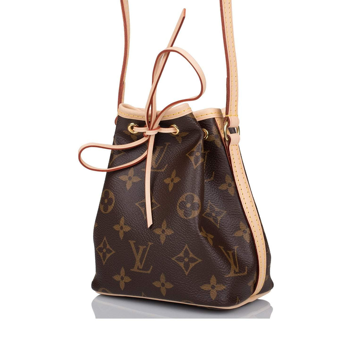LV Nano Noe Bag, Monogram Canvas Crossbody
