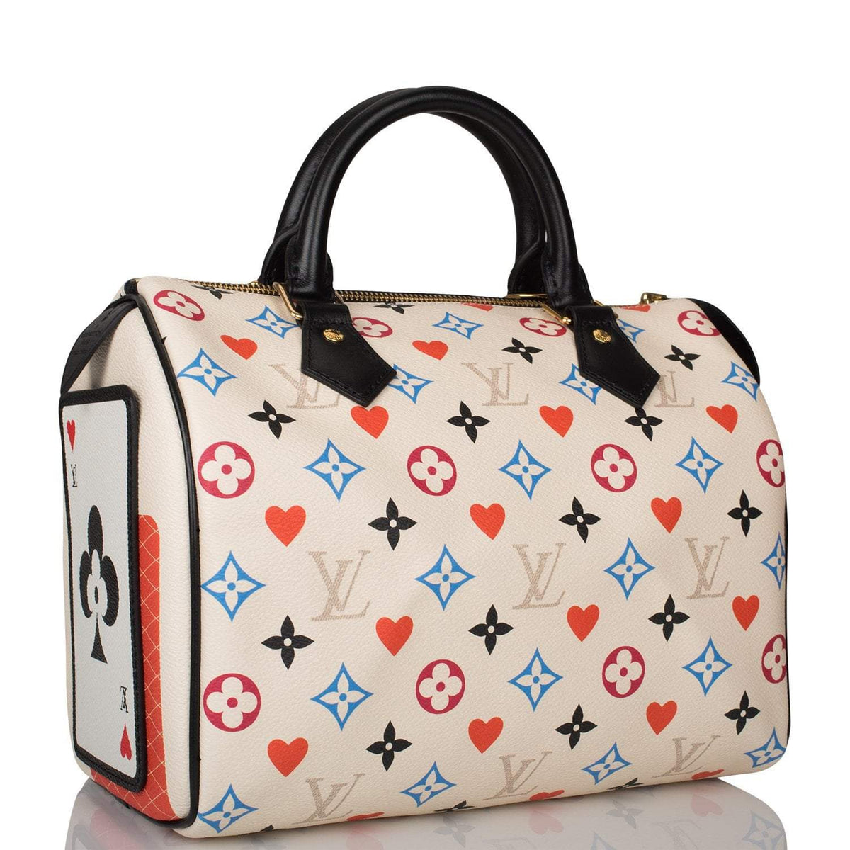 Louis Vuitton Speedy 25, White Game On Bandouliere