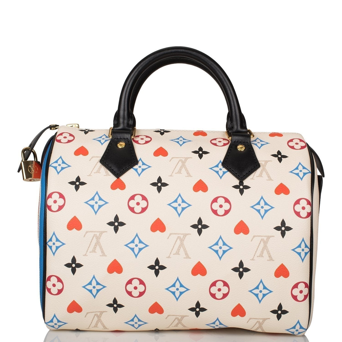 Louis Vuitton Speedy 25, White Game On Bandouliere