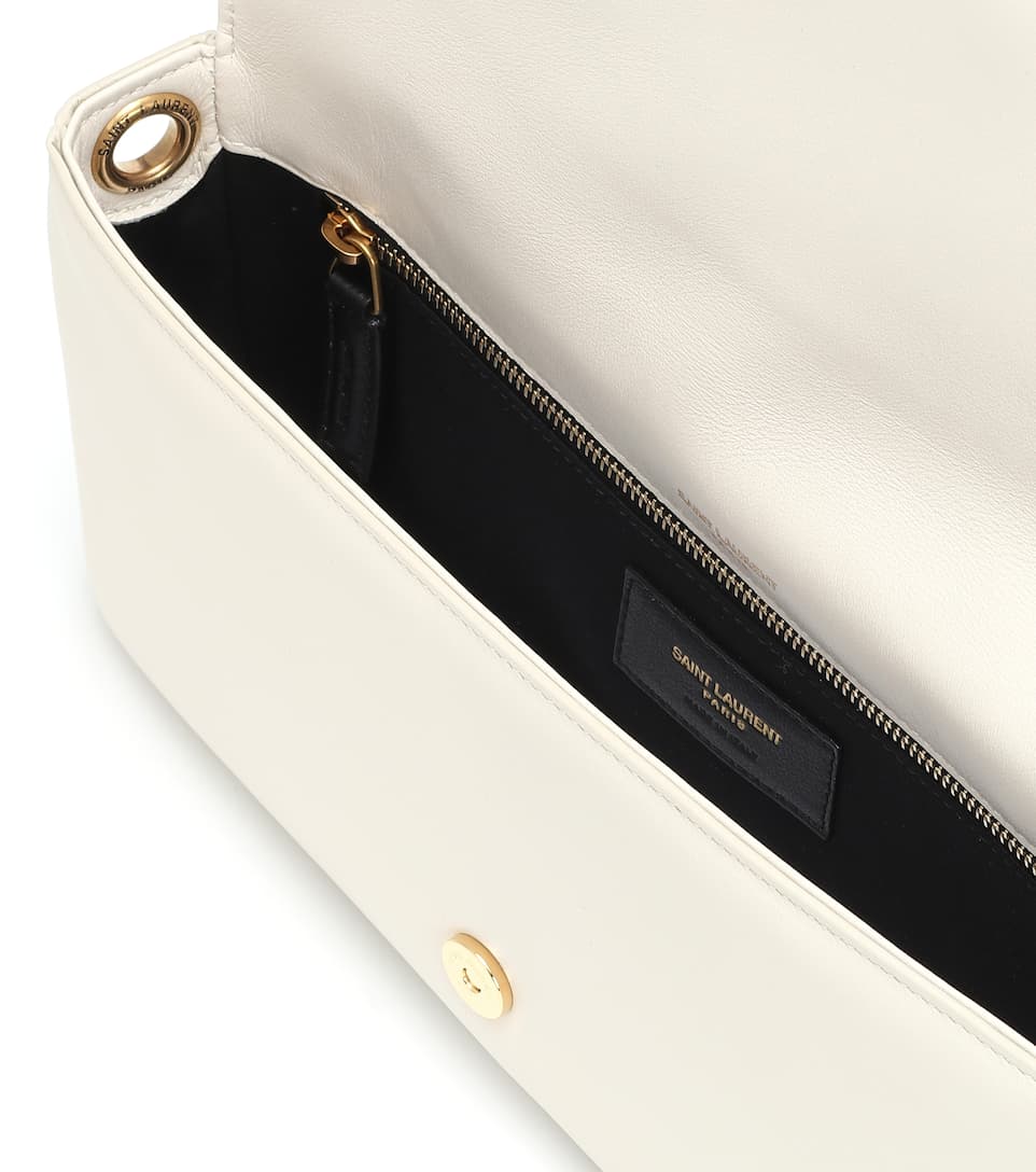 Saint Laurent Kate Bag, Tassel Leather Shoulder, White