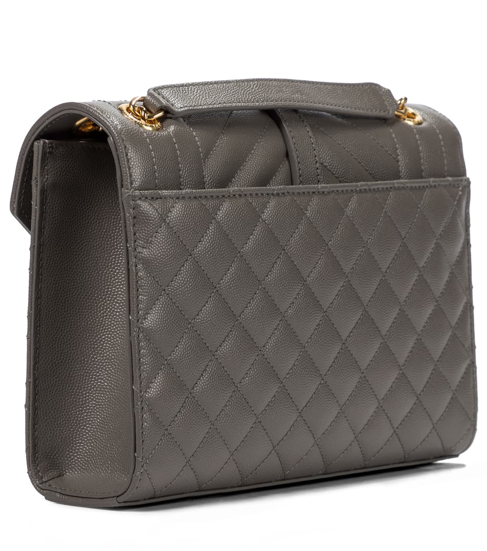 Saint Laurent Envelope Bag, Medium Calf Leather, Gold Hardware