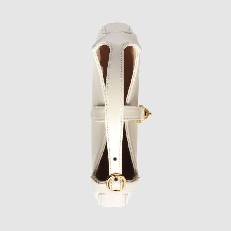 Gucci Jackie 1961 Small Shoulder Bag White Leather