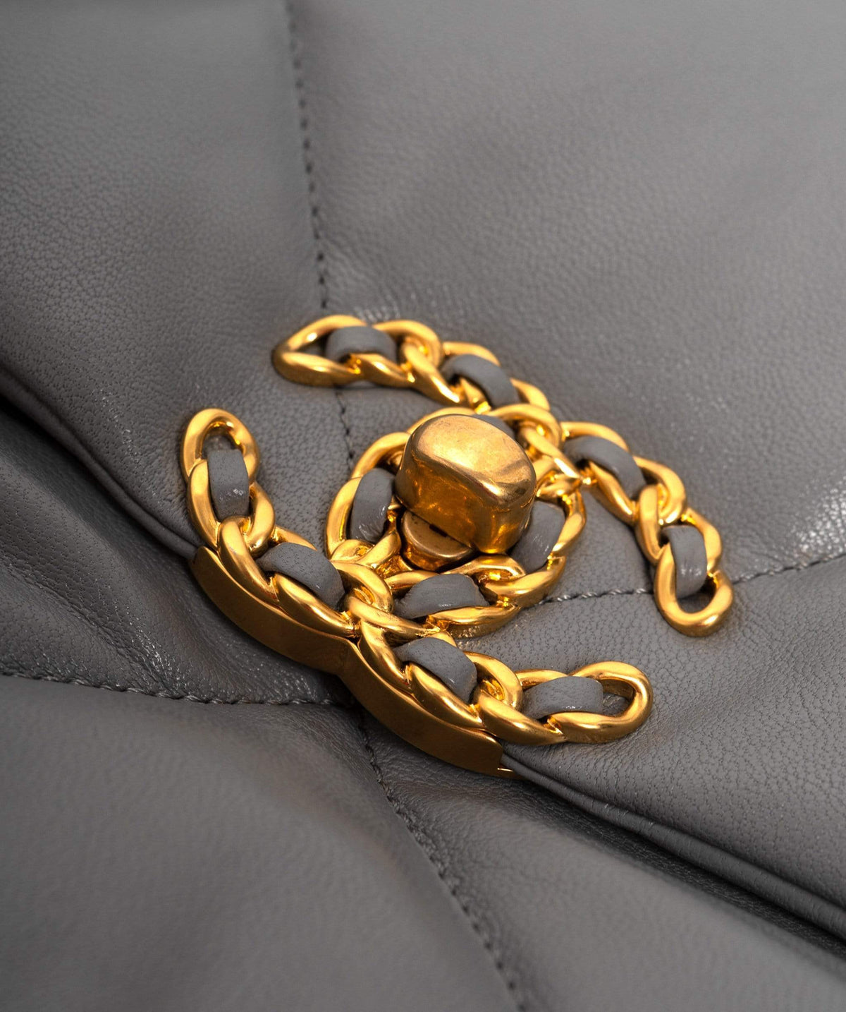 Chanel Large Gray 19 Shoulder Bag - ASL1590