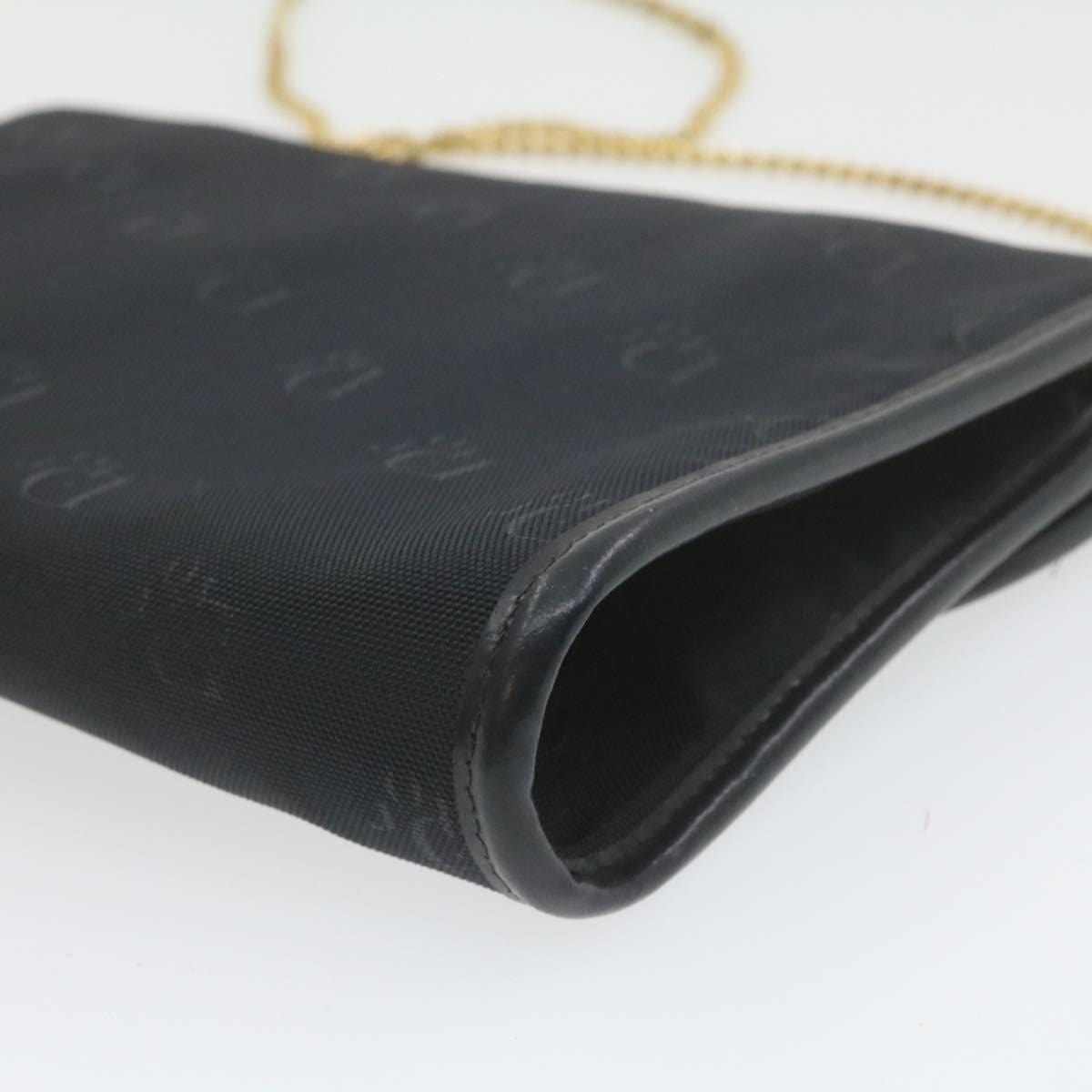 Dior Style Chain Bag, Black Canvas Shoulder Crossbody