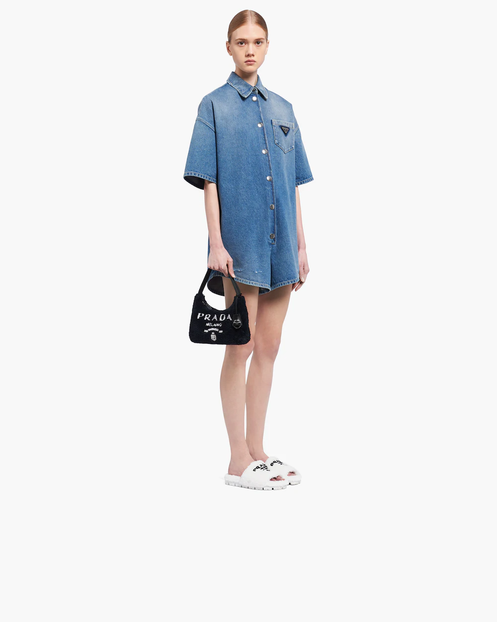 Prada Terry Mini Bag, Re-Edition 2000 Hobo Handbag