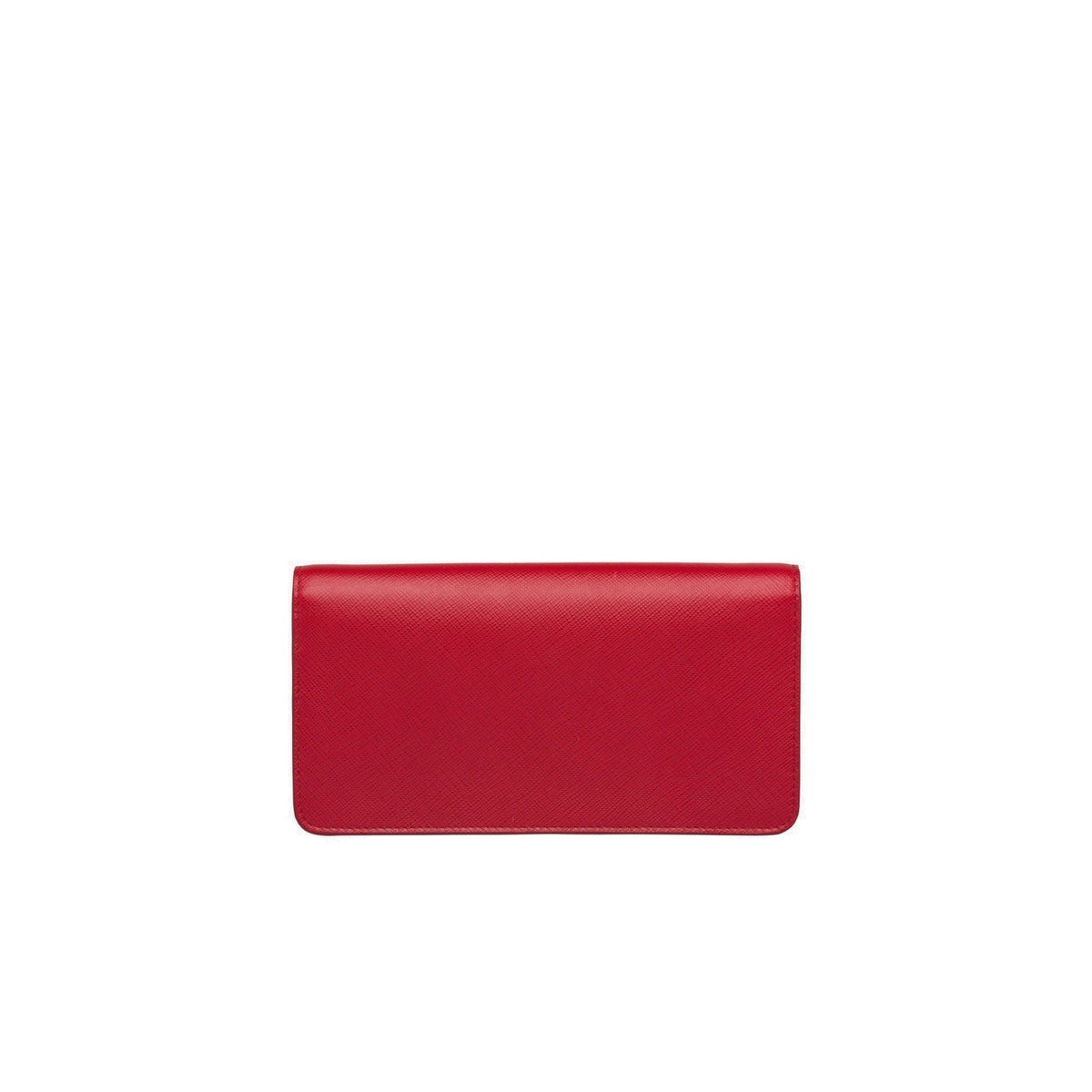 Red Prada Mini Clutch, Saffiano Leather Continental Bag
