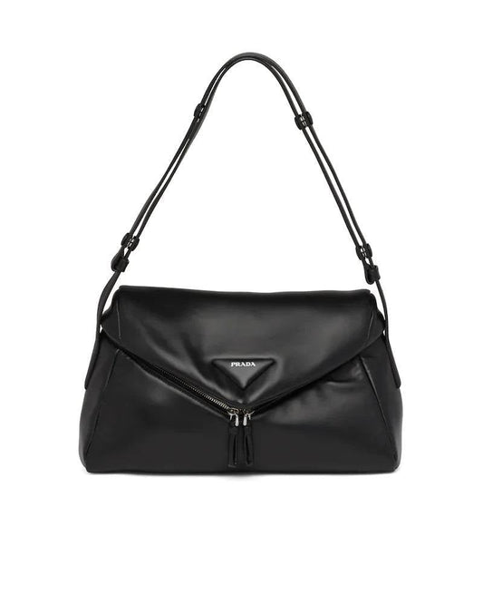 Prada Padded Nappa Bag, Signaux Shoulder, Leather Flap