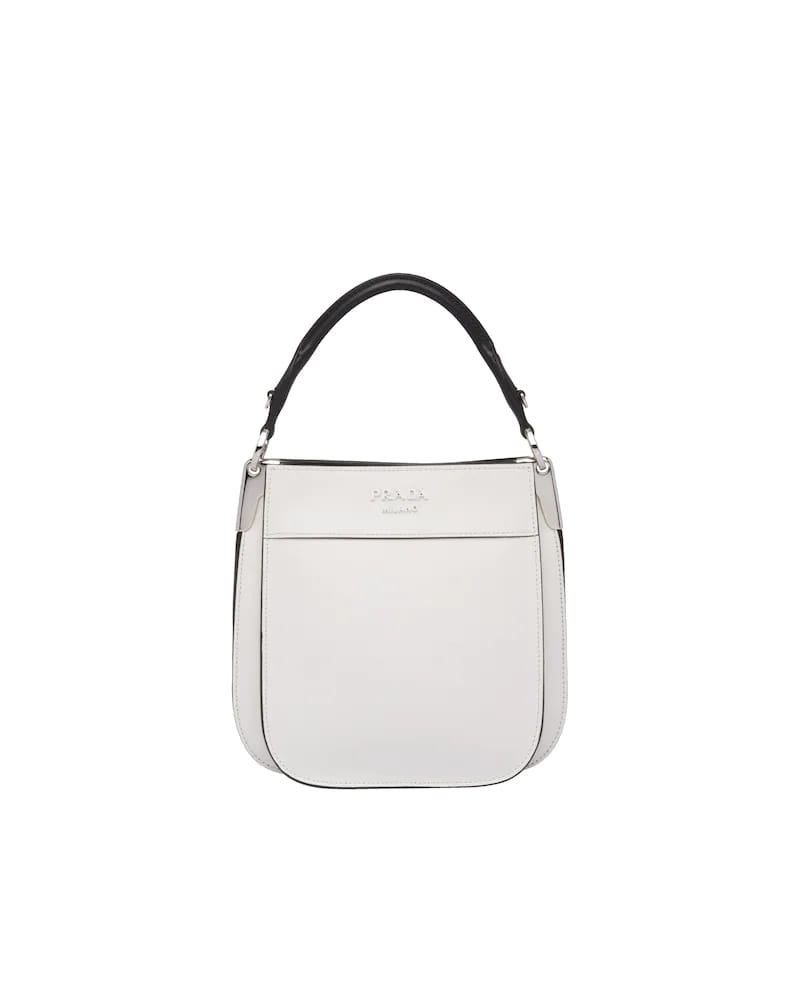 Small Leather Handbag, Prada Margit Bag, 20cm, Nappa Lining