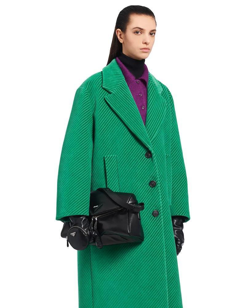 Prada Padded Nappa Bag, Signaux Shoulder, Leather Flap