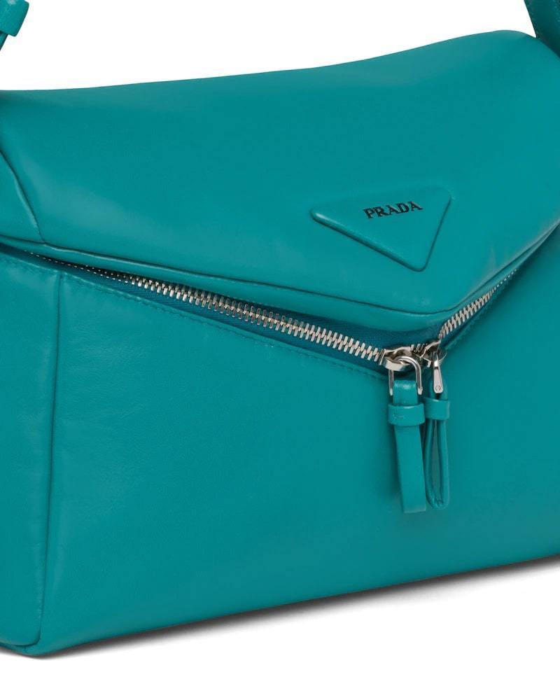 Prada Padded Nappa Bag, Signaux Shoulder, Leather Flap