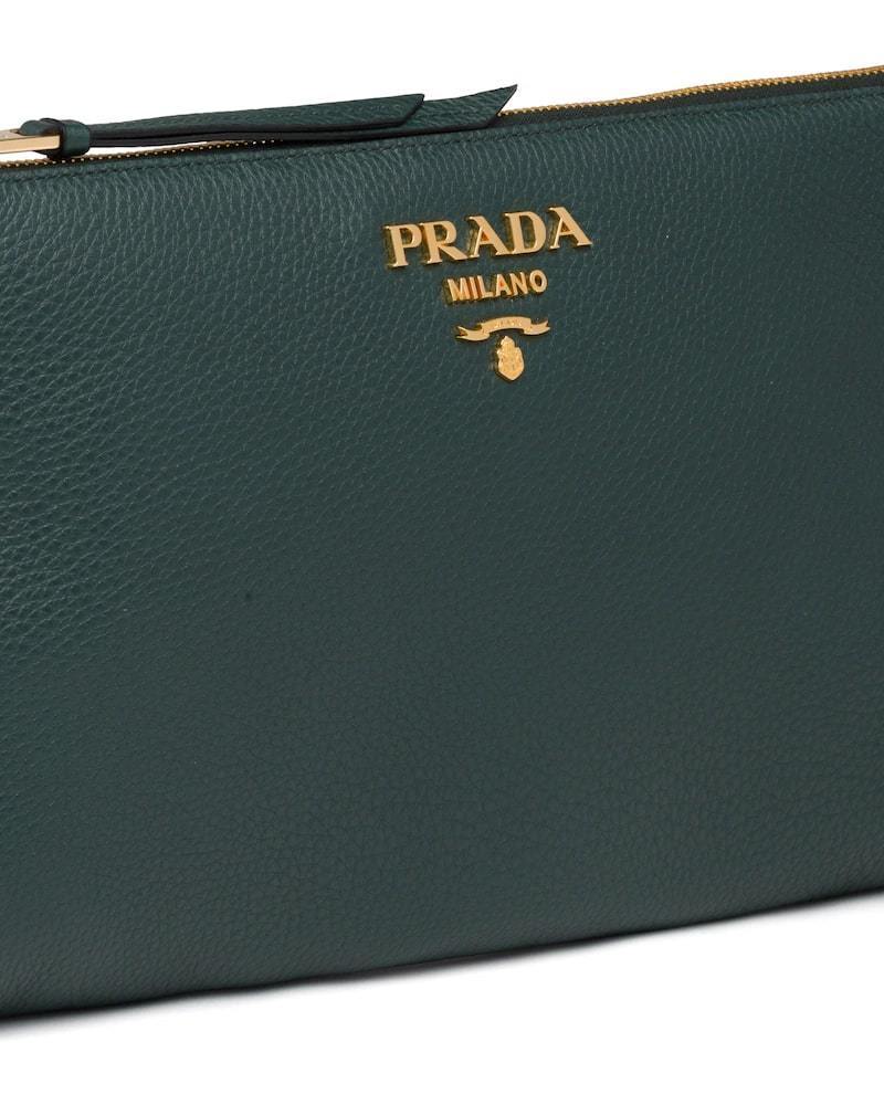 Prada Leather Shoulder Bag, Calf Leather, 30cm Width