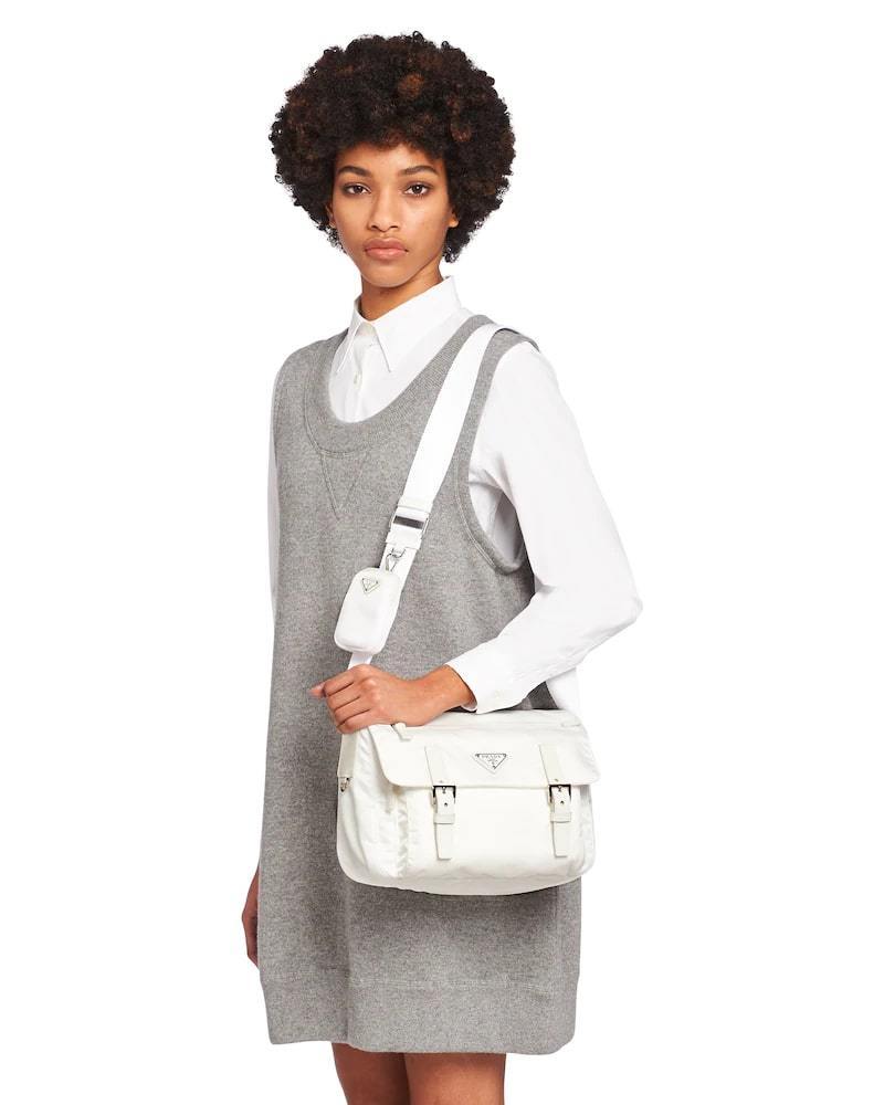 Prada Re-Nylon Bag, Shoulder, Detachable Pouch, 27cm