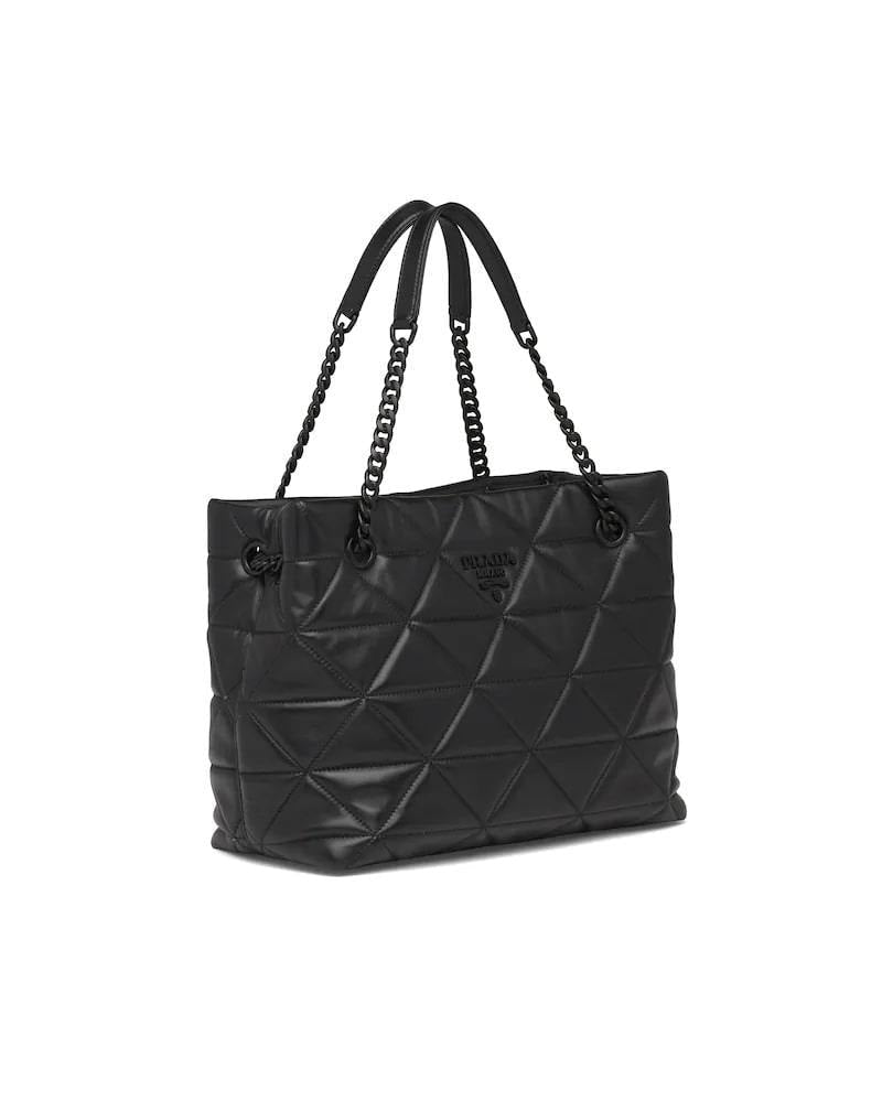 Prada Quilted Nappa Tote, Geometric Spectrum Bag
