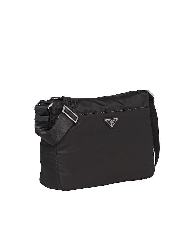 Prada Nylon Shoulder Bag, Adjustable Strap, Zipper