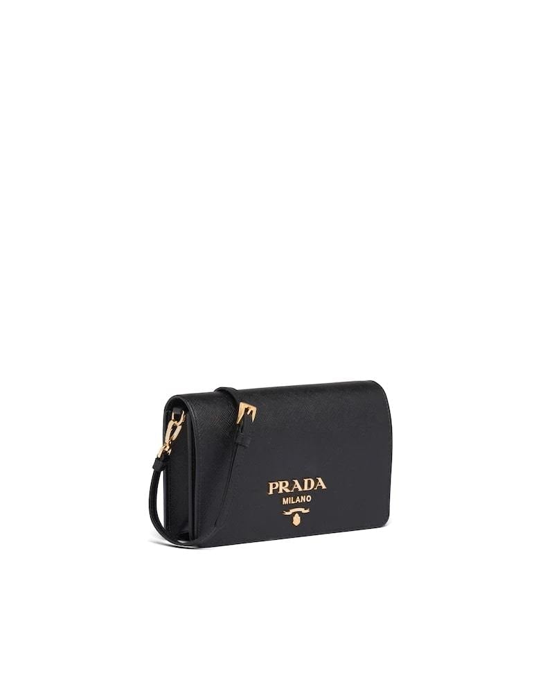 Prada Saffiano Mini Bag, Leather Shoulder Strap, Compact