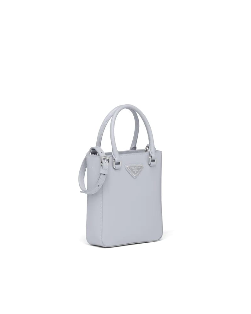 Brushed Leather Tote, Prada Small Square Handbag