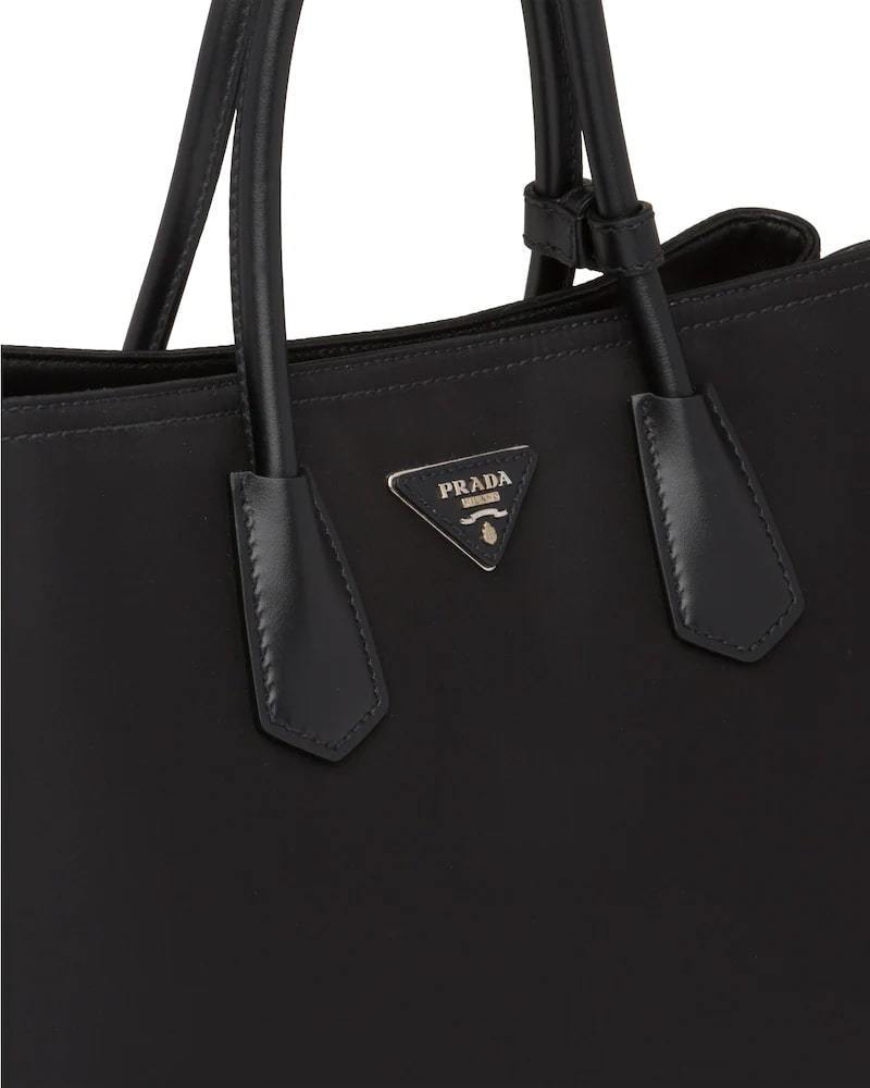 Prada Double Bag, Nylon Saffiano Leather, 33cm Width
