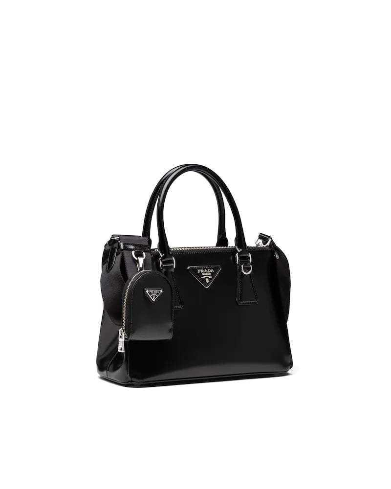 Prada Galleria Small Bag, Brushed Leather, Detachable Strap