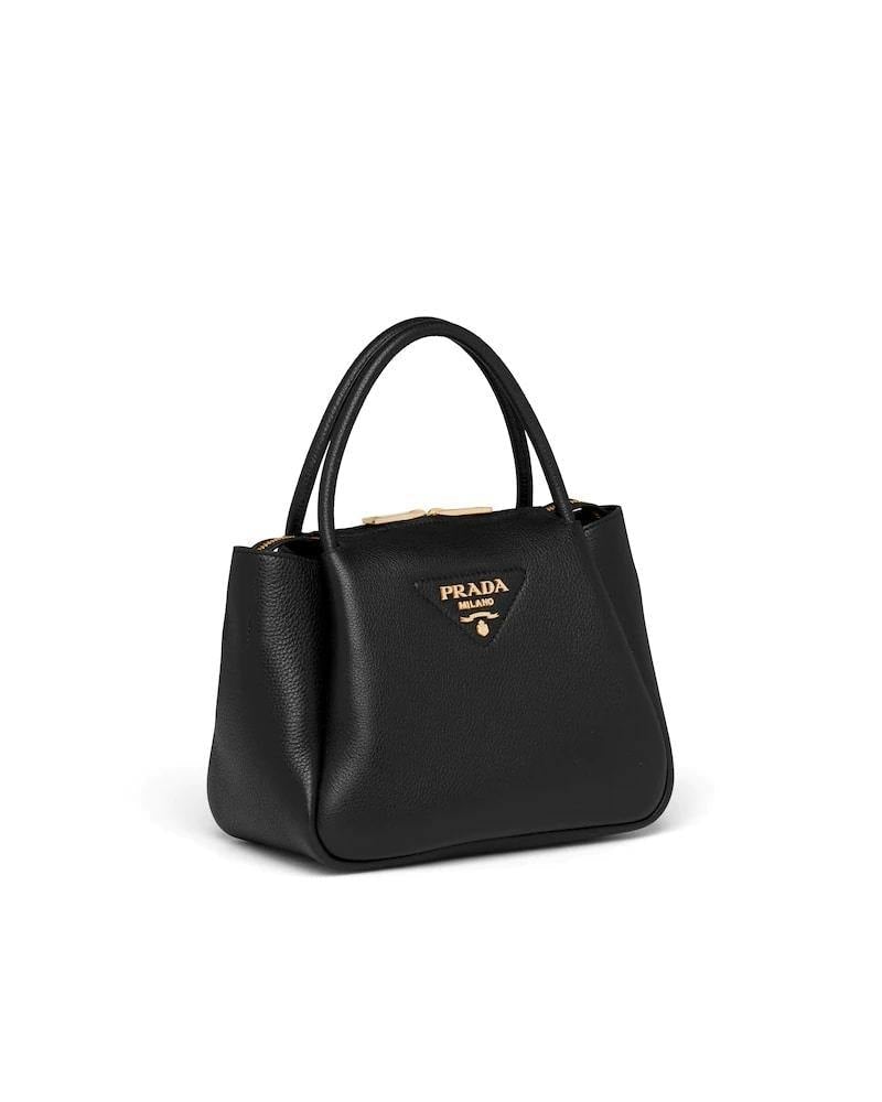 Prada Small Tote, Calfskin Leather Handbag, 23cm