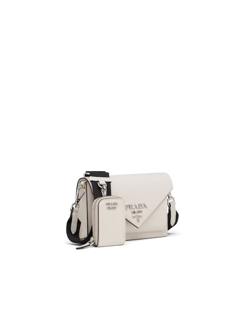 Prada Envelope Bag, Saffiano Leather Mini Crossbody