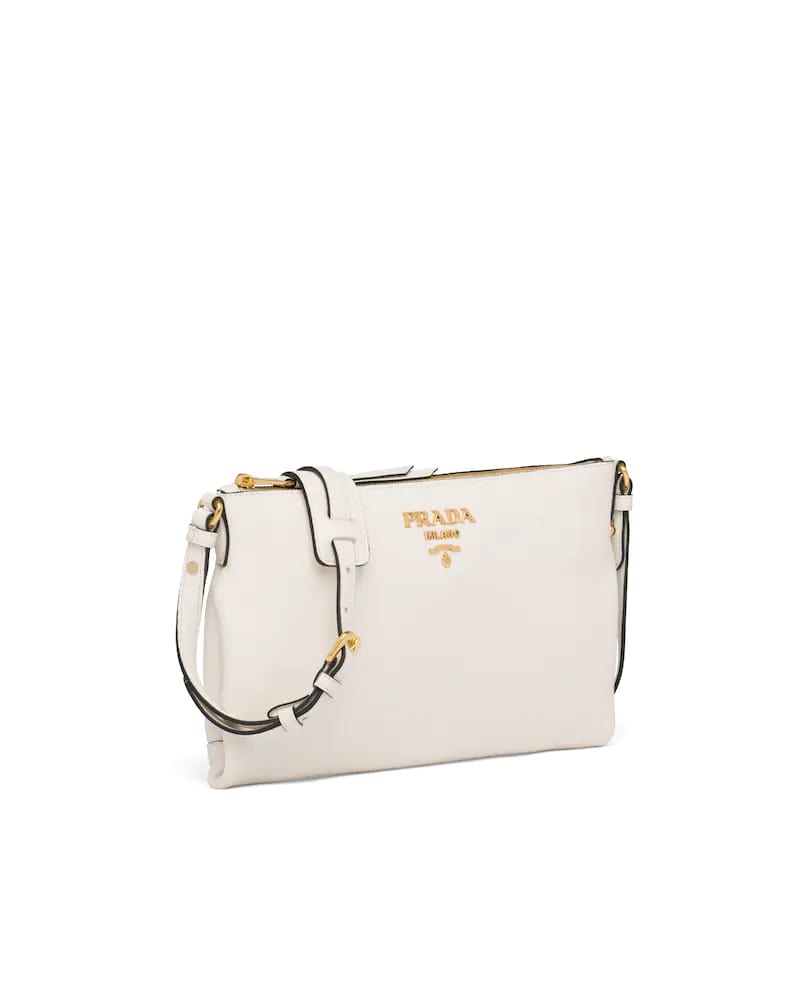 Prada Leather Shoulder Bag, Calf Leather, 30cm Width