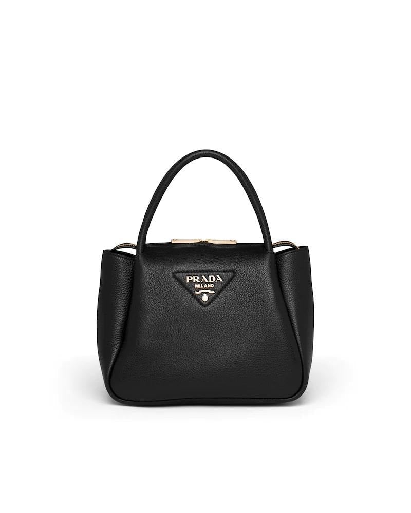 Prada Small Tote, Calfskin Leather Handbag, 23cm