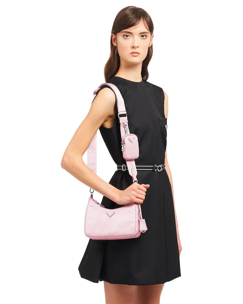 Prada Re-Edition 2005 Bag, Re-Nylon Shoulder, Saffiano Trim