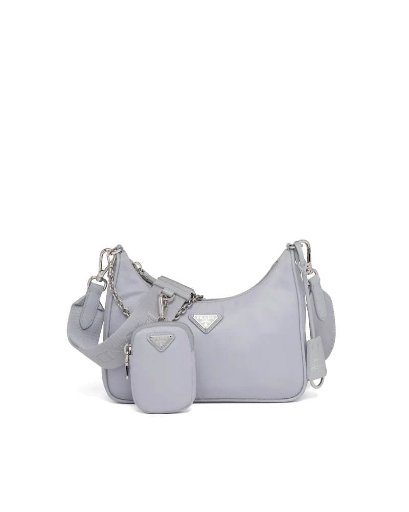 Prada Re-Edition 2005 Bag, Re-Nylon Shoulder, Saffiano Trim