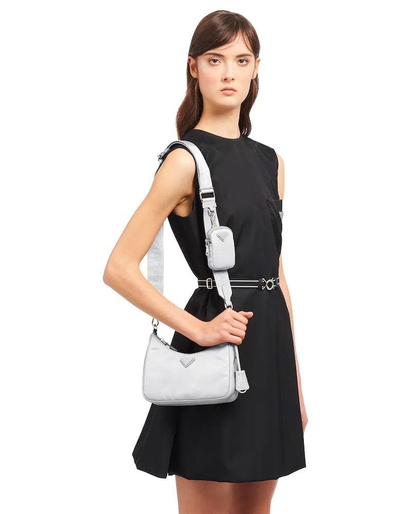 Prada Re-Edition 2005 Bag, Re-Nylon Shoulder, Saffiano Trim