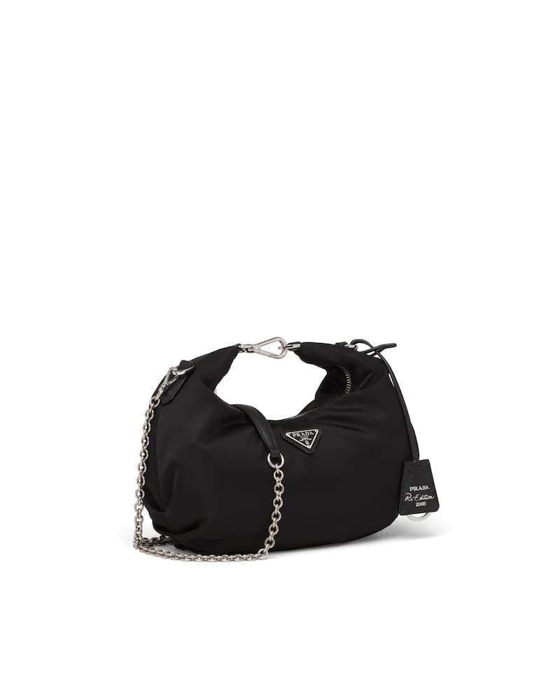 Prada Re-Edition 2006 Nylon Shoulder Bag, 22cm Width