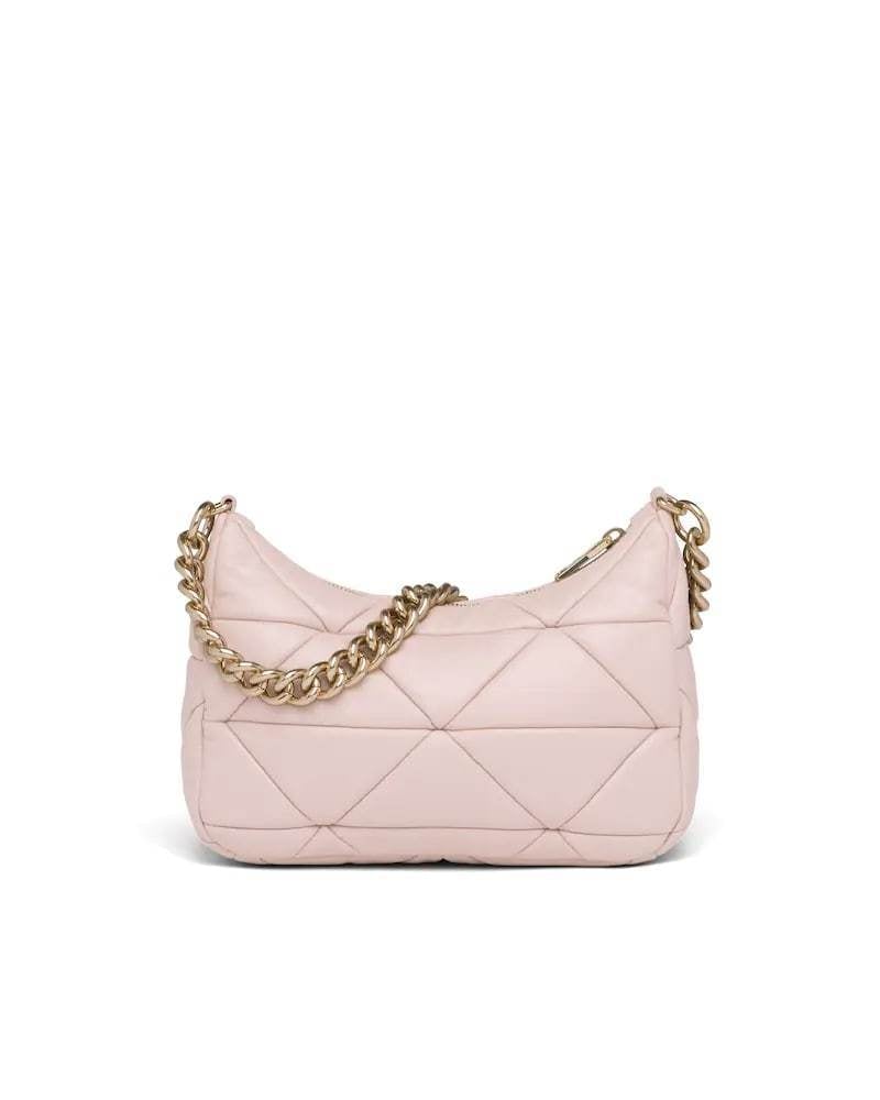 Prada Patchwork Shoulder Bag, Nappa Leather, Triangle Design