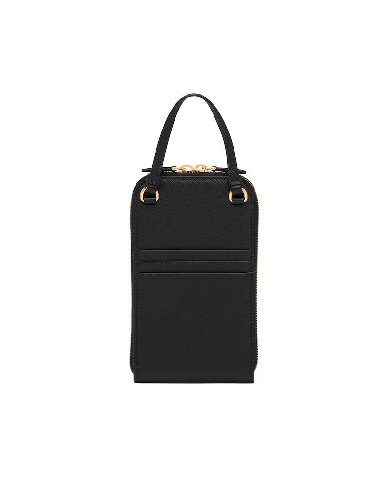 Prada Saffiano Mini Bag, Leather Crossbody, Triangle Logo